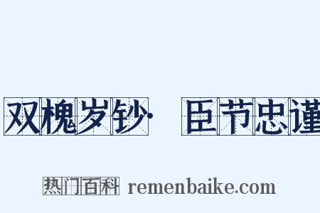 双槐岁钞·臣节忠谨是什么意思的图片